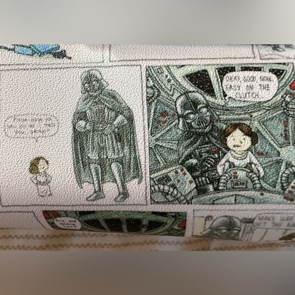 Loungefly Star Wars “Vader I Am Your Fathers Day” Zip Around Wallet NWT - Picture 11 of 15